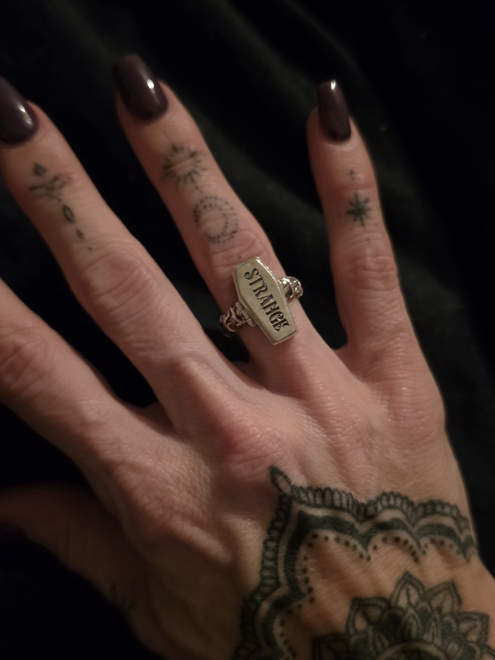 Clocks And Colours Sterling Silver "STRANGE" Women's Ring